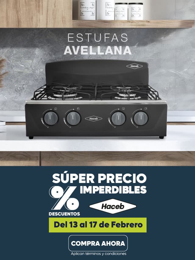 Promo Haceb Estufas