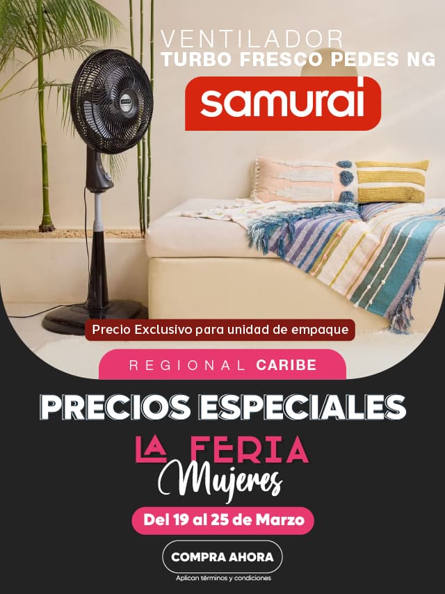 Promoción Ventilador Turbo Fresco